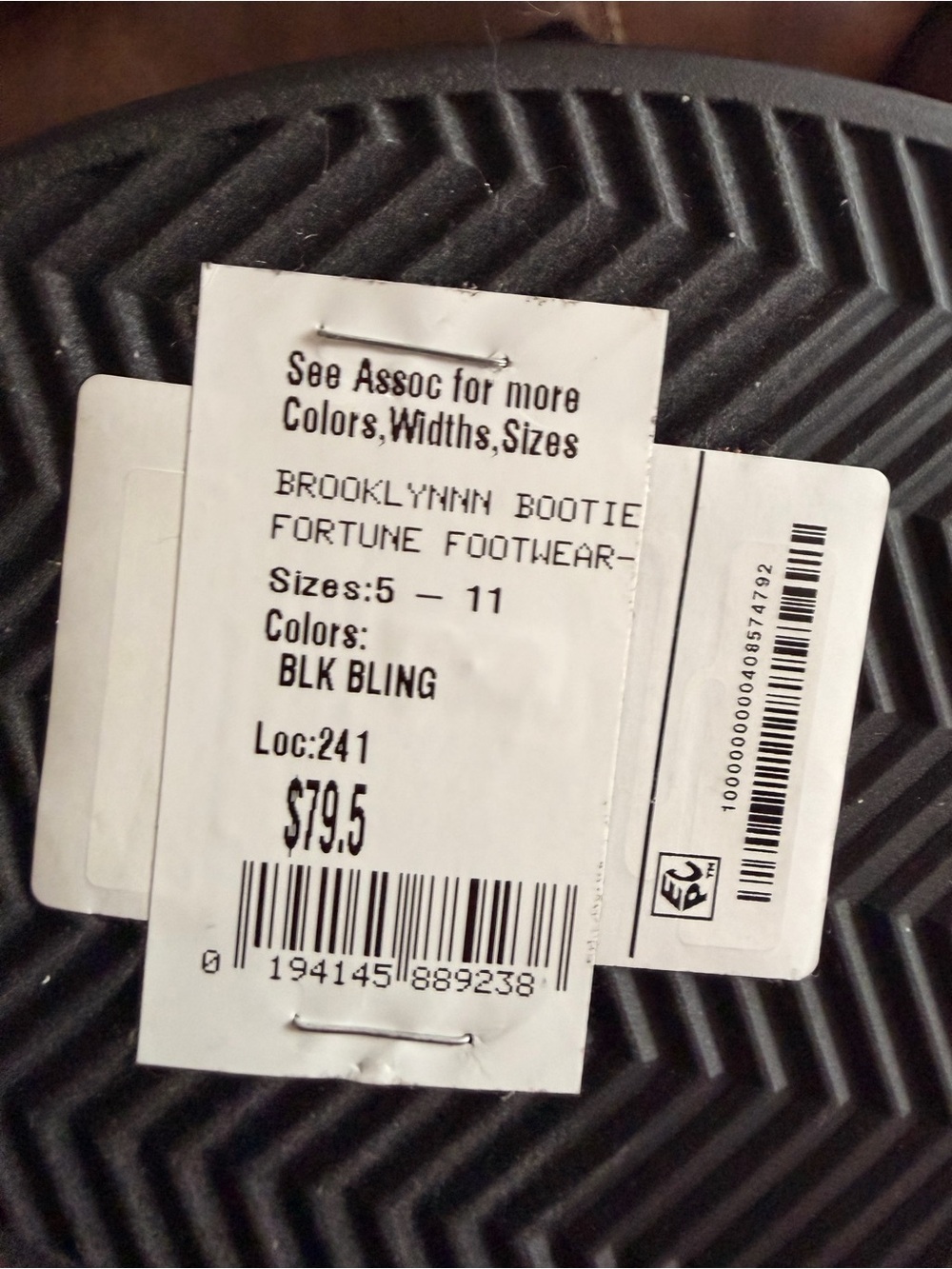 •I.N.C.• “Brooklynnn” Black Platform Rhinestone Pull-On Short Boots >> NIB - Picture 12 of 14